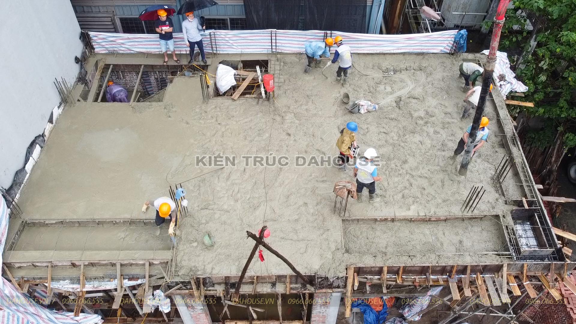 Đổ trần tầng 2